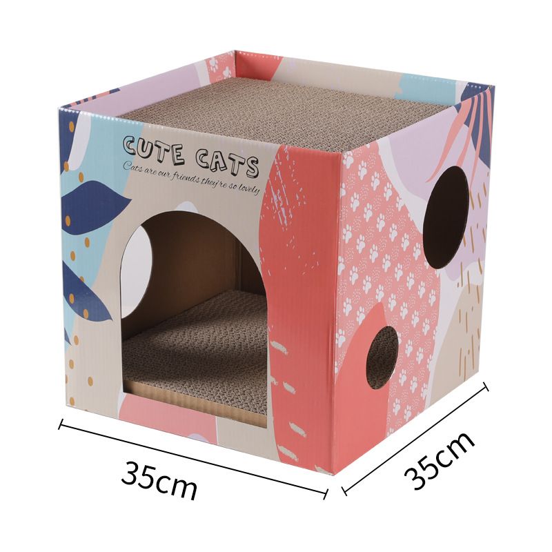 UAMLY Tapis griffoir pour chat en carton ondulé
