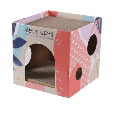 UAMLY Tapis griffoir pour chat en carton ondulé