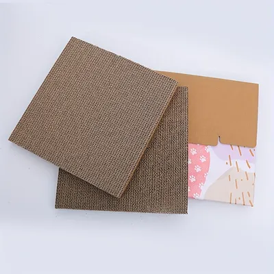 UAMLY Tapis griffoir pour chat en carton ondulé