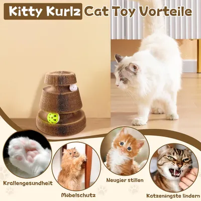 UAMLY Jouet d'auto-activité pour chat, griffoir pour chat