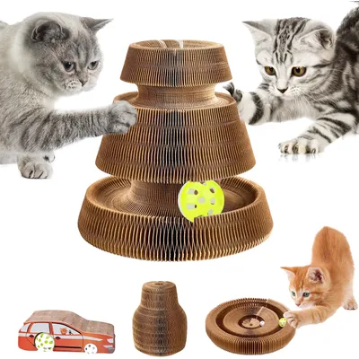 UAMLY Juguete para gatos con capacidad autoentretenimiento, rascador gatos