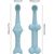 UAMLY Brosse à dents nettoyante pour chat et chien