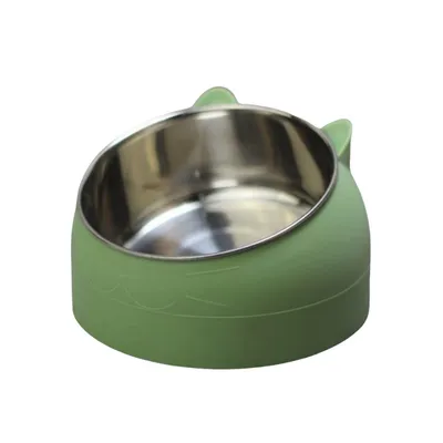 Petopia Bol surélevé en acier inoxydable pour chats