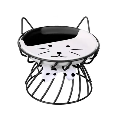 UAMLY Gamelle pour chat en céramique avec pieds hauts UAMLY Gamelle pour chat en céramique avec pieds hauts