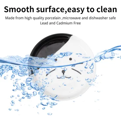 UAMLY Gamelle pour chat en céramique avec pieds hauts