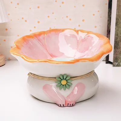 UAMLY Gamelles pour chats en forme de fleur