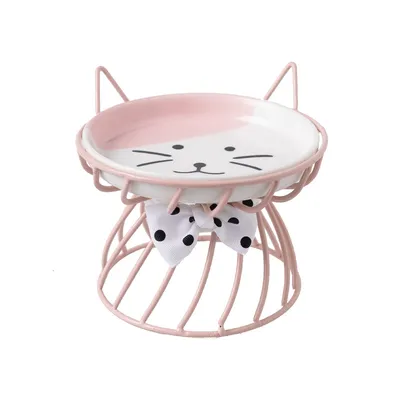 UAMLY Gamelle pour chat en céramique avec pieds hauts UAMLY Gamelle pour chat en céramique avec pieds hauts
