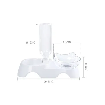 UAMLY Ensemble de bols d'eau et de nourriture pour animaux de compagnie