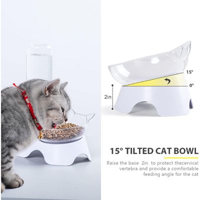 UAMLY Ensemble de bols d'eau et de nourriture pour animaux de compagnie