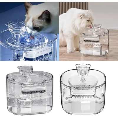 UAMLY Fontaine à eau automatique pour chat