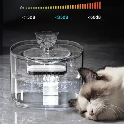 UAMLY Fontaine à eau automatique pour chat