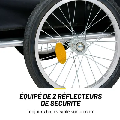 Dunlop Remorque Vélo – Jaune