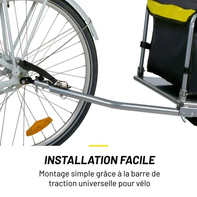 Dunlop Remorque Vélo – Jaune