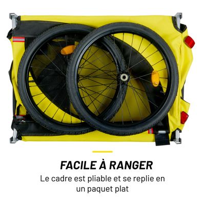 Dunlop Remorque Vélo Chien - Jaune