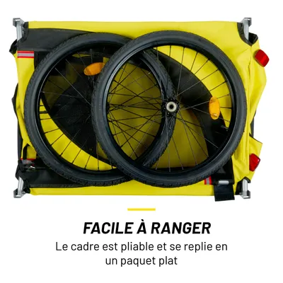 Dunlop Remorque Vélo Chien - Jaune