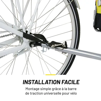 Dunlop Remorque Vélo Chien - Jaune