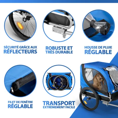 Bicycle Gear Remorque Vélo Chien