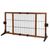lionto barrière de sécurité pour chien extensible, bois et métal
