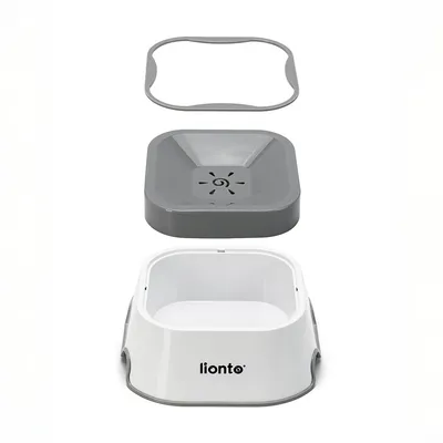 lionto gamelle anti-éclaboussures pour chien, antidérapante et 2-en-1