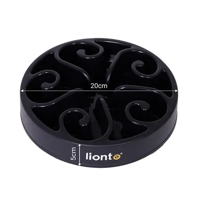 lionto gamelle anti-glouton pour chien, antidérapante et alimentaire