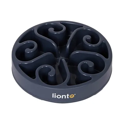 lionto gamelle anti-glouton pour chien, antidérapante et alimentaire