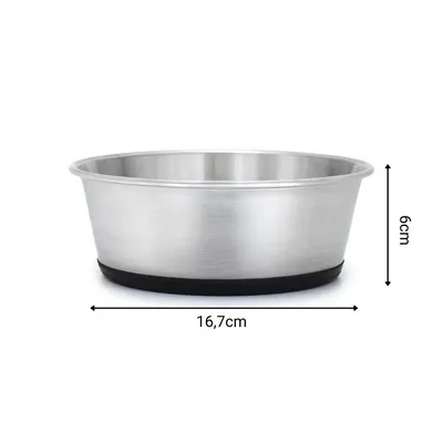 lionto gamelle en inox pour chien, stable, hygiénique et pratique