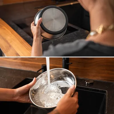 lionto gamelle en inox pour chien, stable, hygiénique et pratique