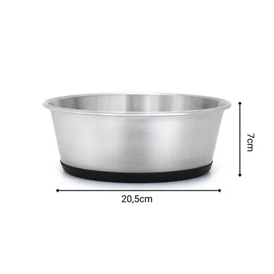 lionto gamelle en inox pour chien, stable, hygiénique et pratique