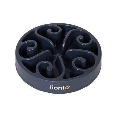 lionto gamelle anti-glouton pour chien, antidérapante et alimentaire