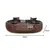 lionto panier pour chien 4-en-1 avec coussin réversible en tissu Oxford lionto panier pour chien 4-en-1 avec coussin réversible en tissu Oxford