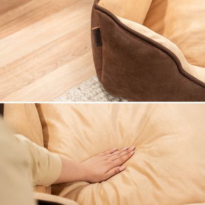 lionto 2-in-1 Hundebett, wendbar, weich und pflegeleicht