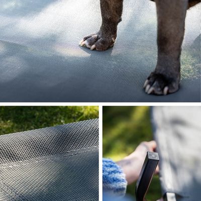 lionto erhöhtes Hundebett für außen aus atmungsaktivem Gewebe