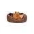 lionto panier pour chien 4-en-1 avec coussin réversible en tissu Oxford lionto panier pour chien 4-en-1 avec coussin réversible en tissu Oxford