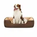 lionto 2-in-1 Hundebett, wendbar, weich und pflegeleicht