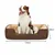 lionto lit pour chien 2-en-1 réversible, doux, lavable et confortable lionto lit pour chien 2-en-1 réversible, doux, lavable et confortable