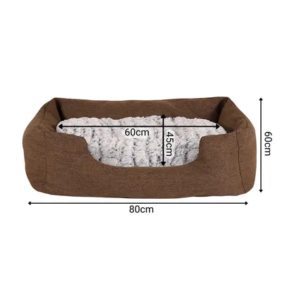 lionto panier pour chien avec coussin moelleux et entrée basse lionto panier pour chien avec coussin moelleux et entrée basse