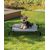 lionto lit pour chien extérieur surélevé en tissu respirant robuste