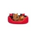 lionto 4-in-1 Hundebett mit Wendekissen aus strapazierfähigem Oxford-Gewebe