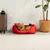 lionto panier pour chien 4-en-1 avec coussin réversible en tissu Oxford