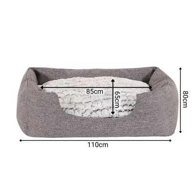 lionto panier pour chien avec coussin moelleux et entrée basse lionto panier pour chien avec coussin moelleux et entrée basse