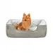 lionto 2-in-1 Hundebett, wendbar, weich und pflegeleicht