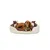 lionto panier pour chien 4-en-1 avec coussin réversible en tissu Oxford lionto panier pour chien 4-en-1 avec coussin réversible en tissu Oxford