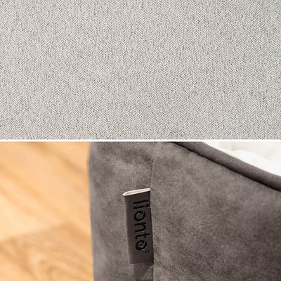 lionto 2-in-1 Hundebett, wendbar, weich und pflegeleicht