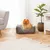 lionto lit pour chien 2-en-1 réversible, doux, lavable et confortable