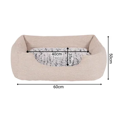 lionto panier pour chien avec coussin moelleux et entrée basse lionto panier pour chien avec coussin moelleux et entrée basse