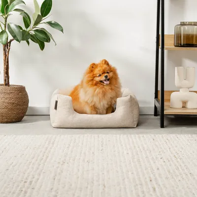 lionto panier pour chien avec coussin moelleux et entrée basse lionto panier pour chien avec coussin moelleux et entrée basse