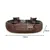 lionto panier pour chien 4-en-1 avec coussin réversible en tissu Oxford