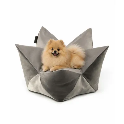 lionto coussin couronne pour chien et chat en suédine douce, lavable lionto coussin couronne pour chien et chat en suédine douce, lavable