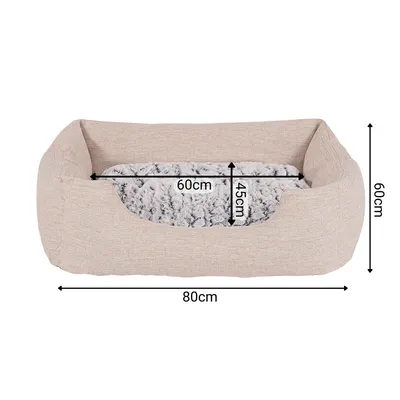 lionto panier pour chien avec coussin moelleux et entrée basse lionto panier pour chien avec coussin moelleux et entrée basse