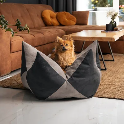 lionto coussin pour chien en suédine, réversible, doux et lavable lionto coussin pour chien en suédine, réversible, doux et lavable